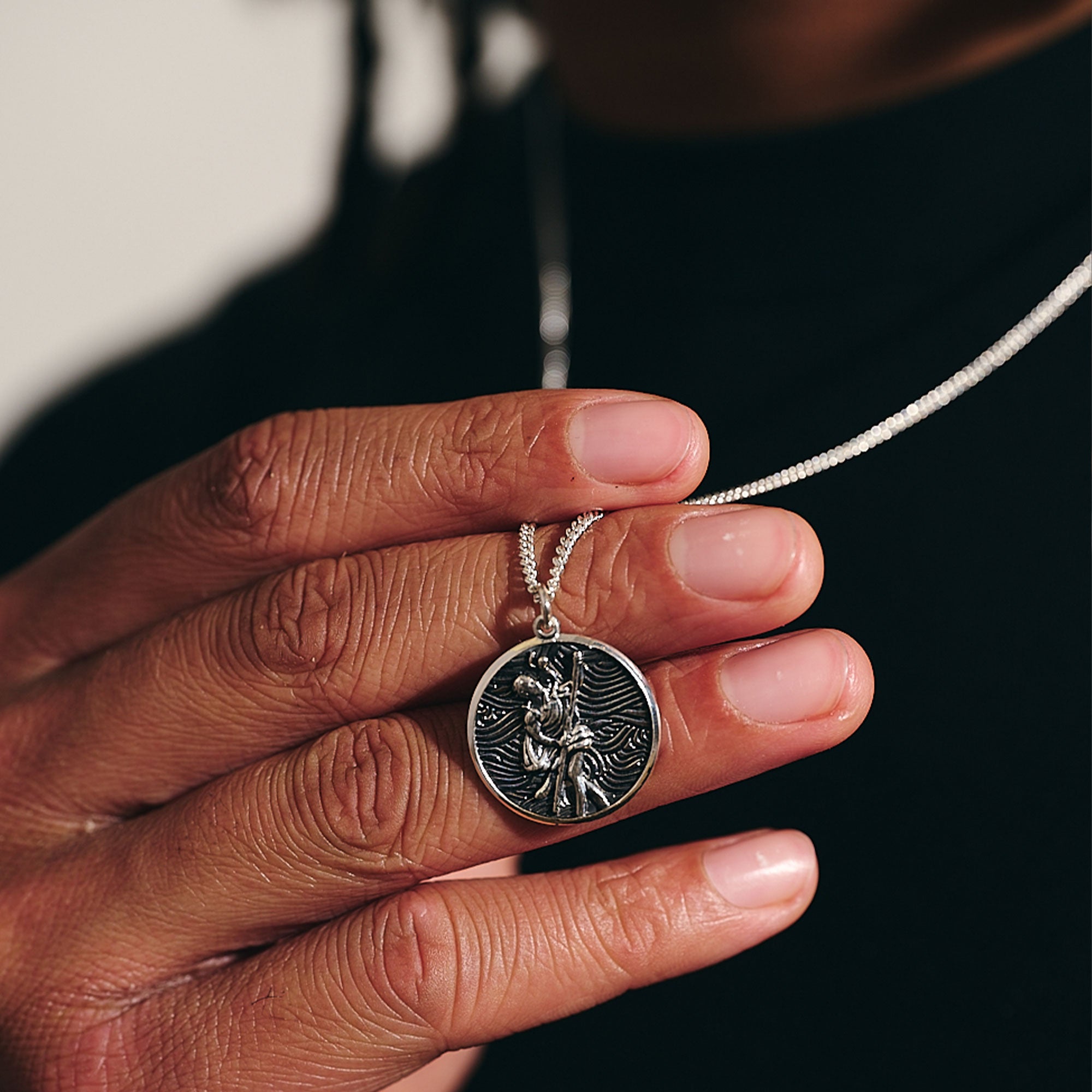 mens 21st birthday gift ideas silver necklace
