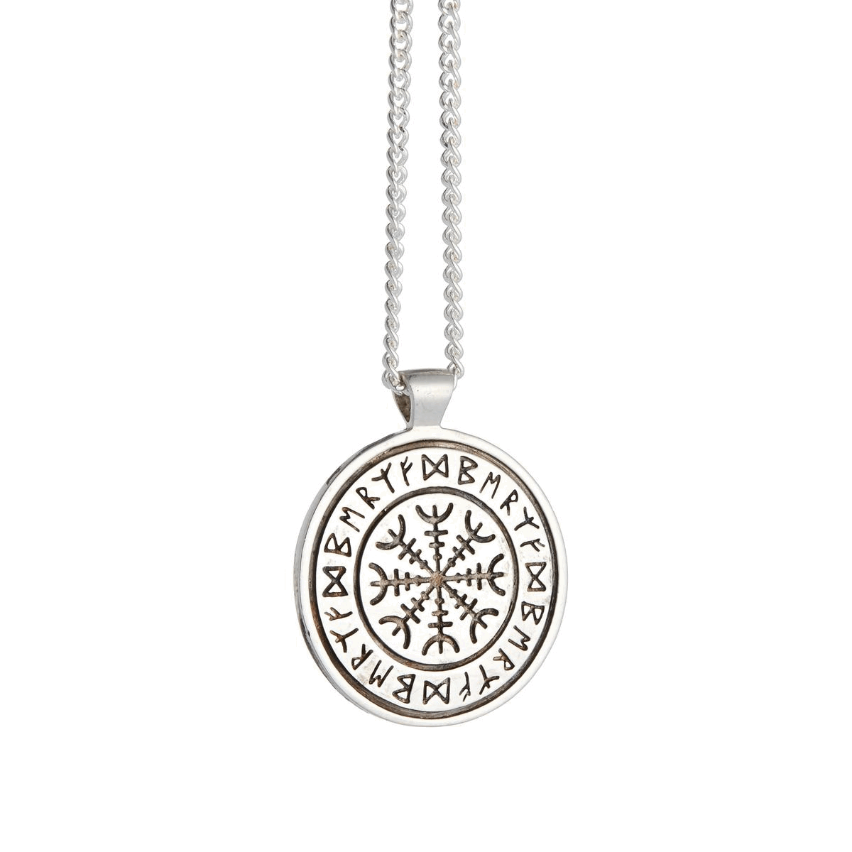Personalised Rune Pendant with Travel and Adventure Symbols