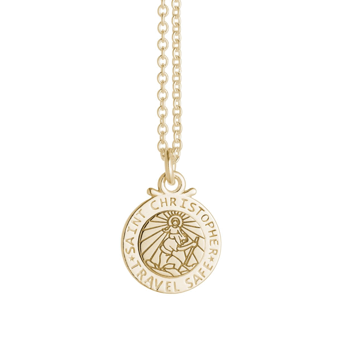 Thoughtful Gift for Travellers - Solid Gold Pendant