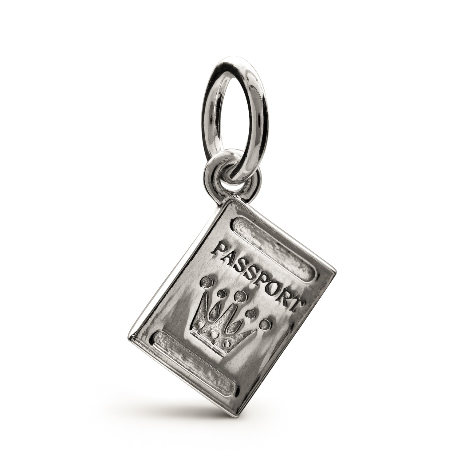 passport personalised silver charm off the map jewellery travel gifts