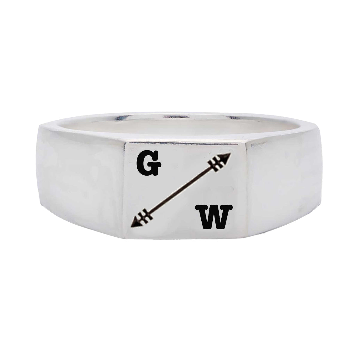 Handcrafted Silver Signet Ring - Off The Map Collection
