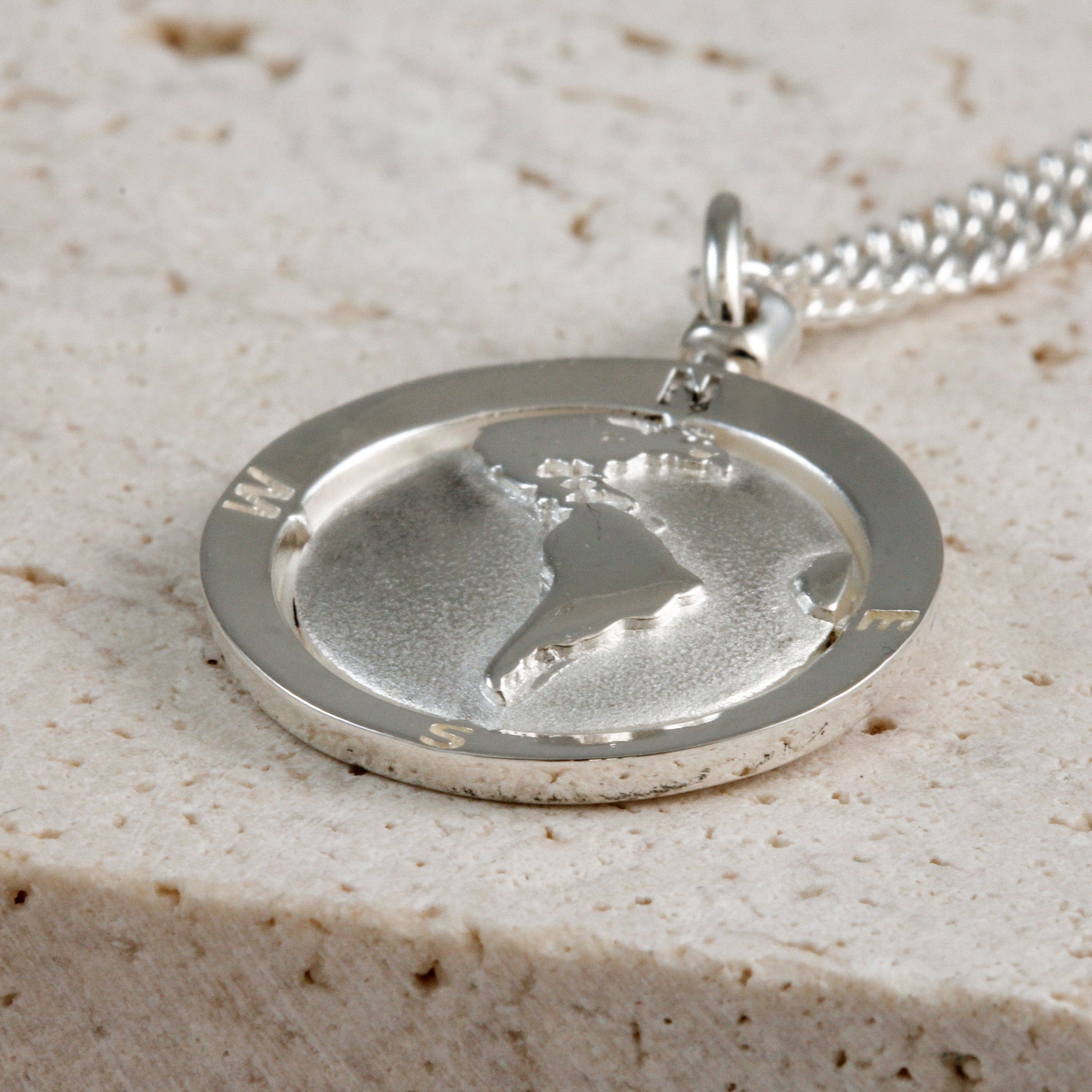 matte textured sea globe pendant