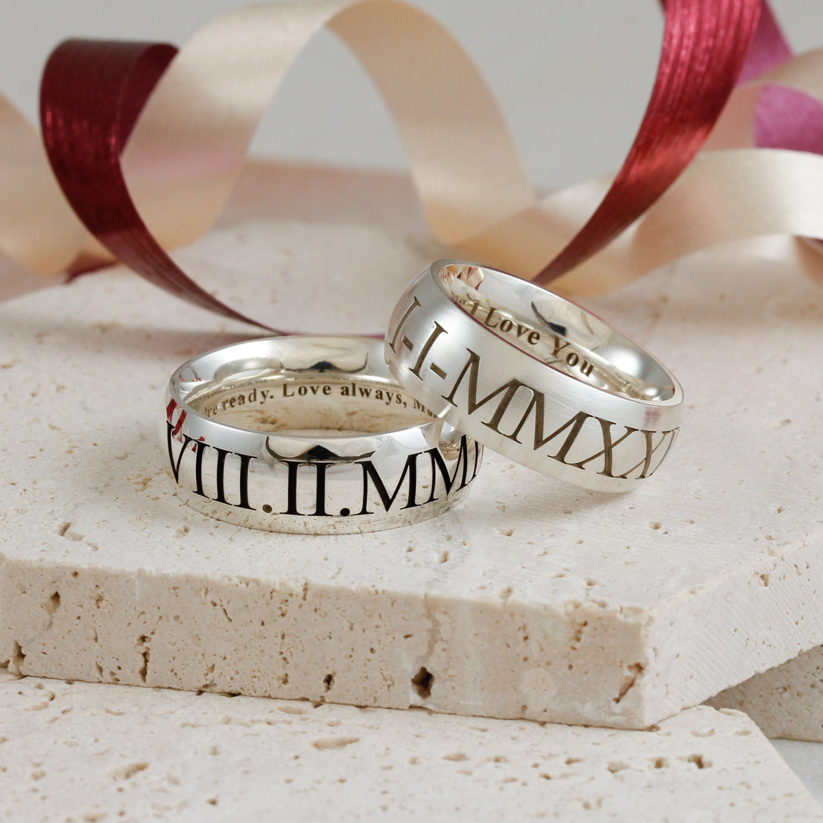 mens birthday gift for 18th engraved date ring