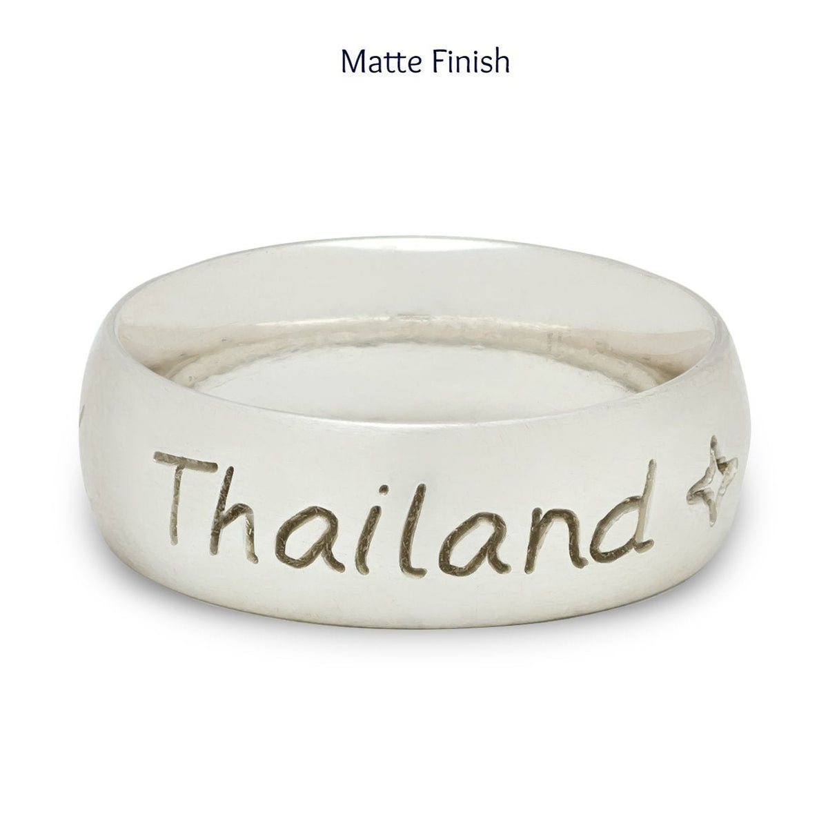 Thailand Personalised Mens Ring Or Womens Thumb Ring, unique travel present