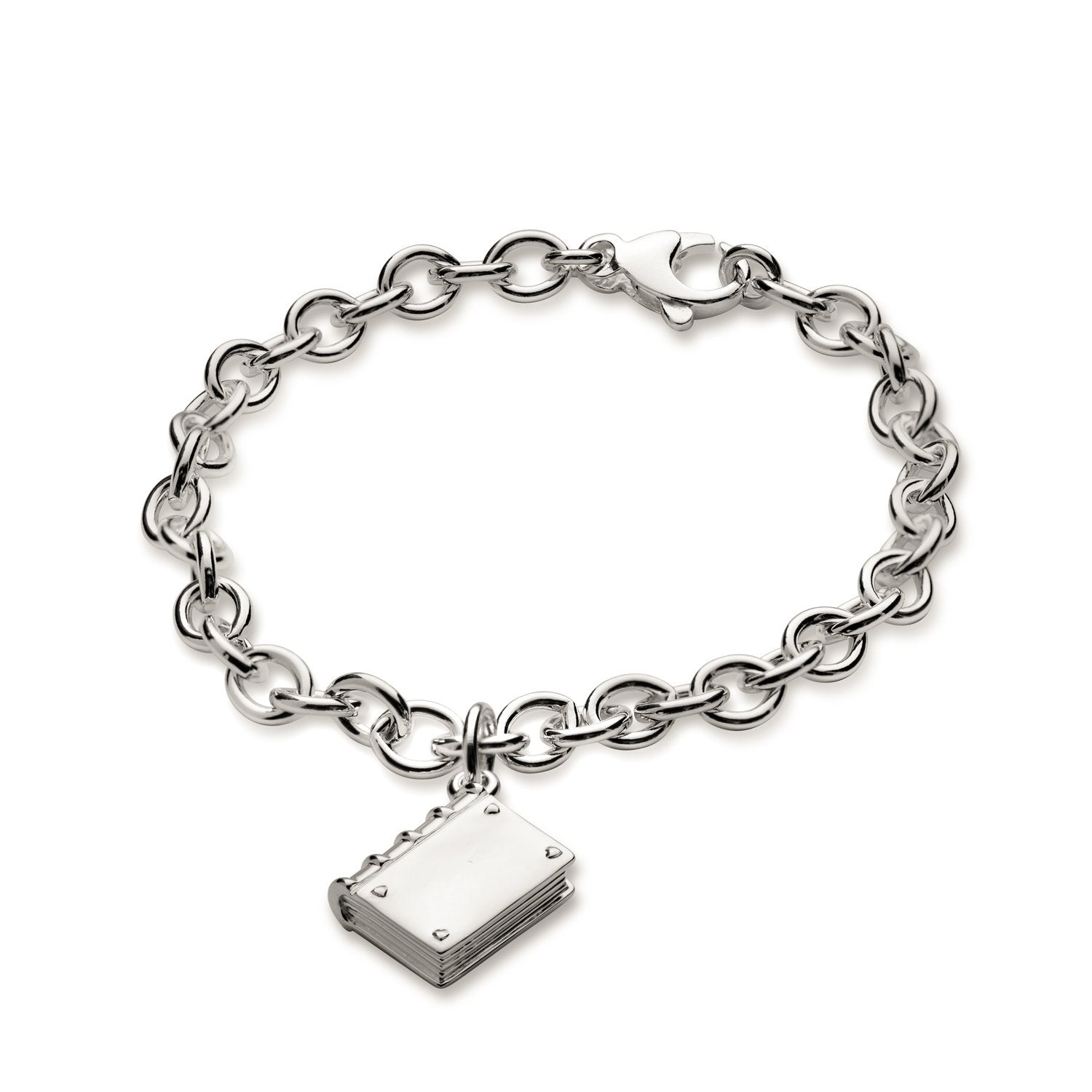 Personalised story of your life book charm bracelet off the map jewellery