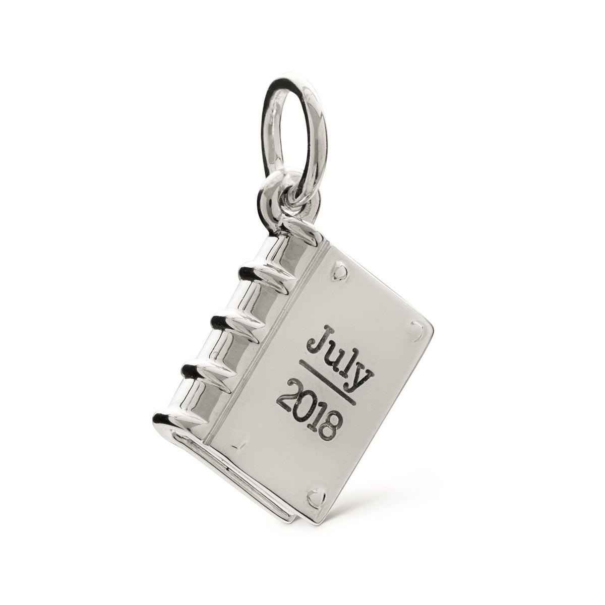 Personalised story of your life book charm off the map jewellery