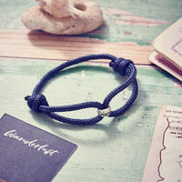 Wanderlust Vegan Paracord Bracelet, unique travel gifts for men