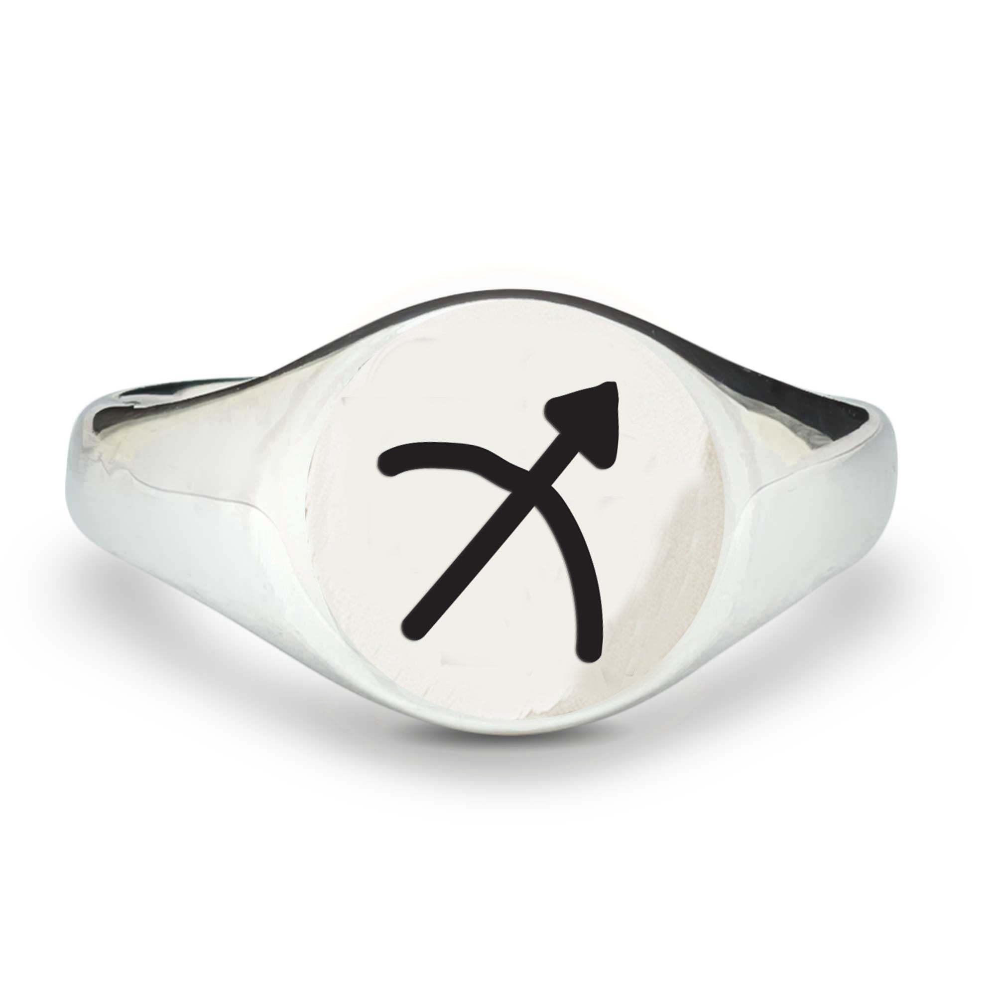 Zodiac Silver Signet Ring – Off The Map Jewellery