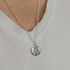 vintage antique look st christopher mens necklace off the map jewellery UK