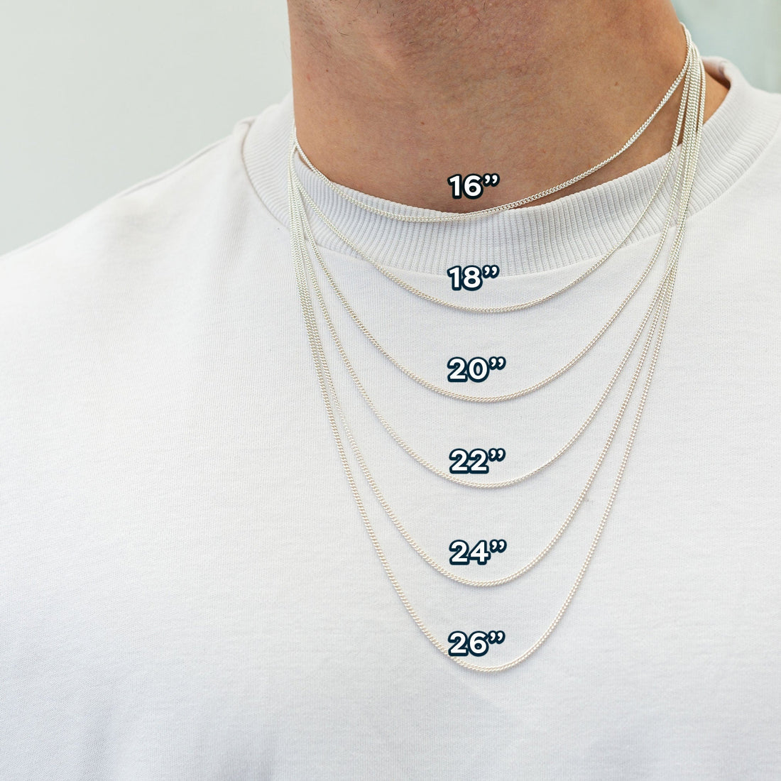 chain lengths off the map jewellery