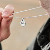 Berkano New Beginnings Rune Mens & Womens travel necklace from Off The Map Brighton