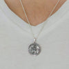 unusual st christopher necklace for men free postage solid silver good quality made in UK Off The Map Jewellery