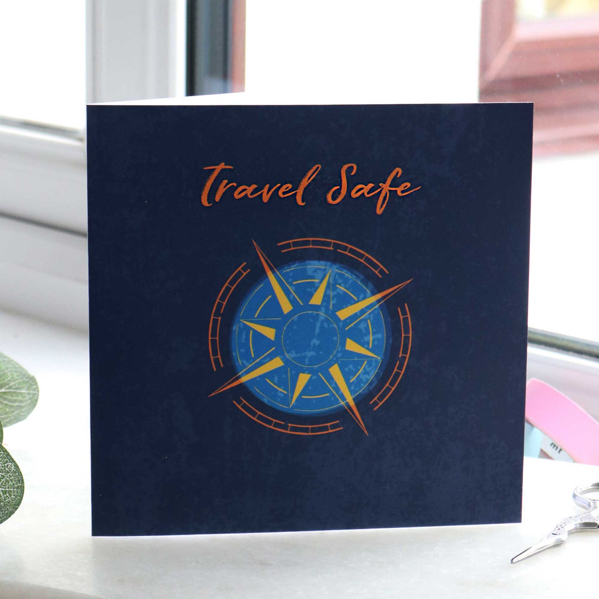 Travel safe going away gift card