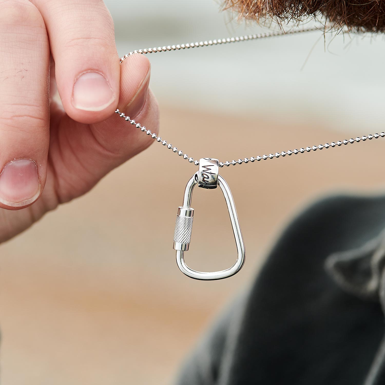 Solid silver ball chain necklace Scarlett Off The Map Jewellery